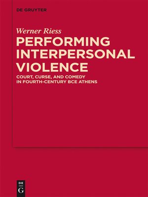 cover image of Performing Interpersonal Violence